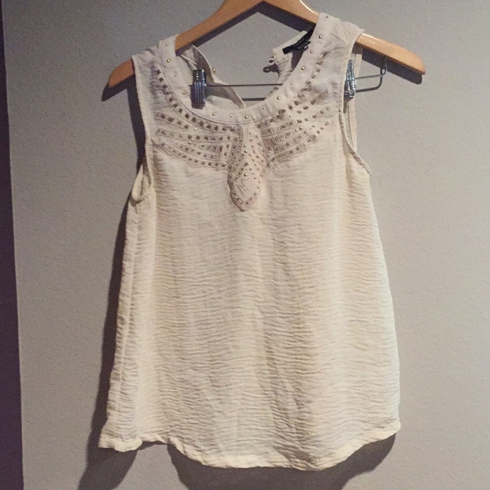 cream forever 21 top